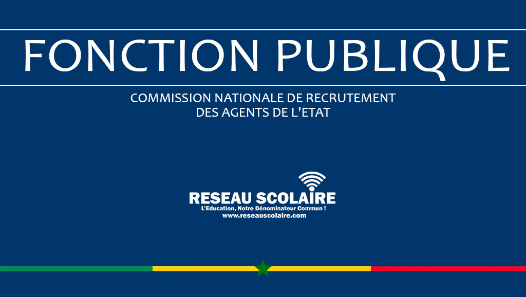 Recrutement Fonction Publique Liste Des Candidats Provisoirement Retenus Coe S N Gal